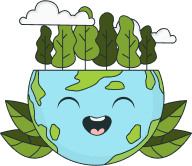 Healthy earth icon