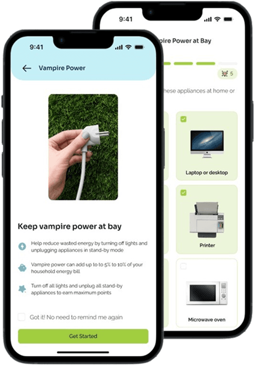 Unplug appliances